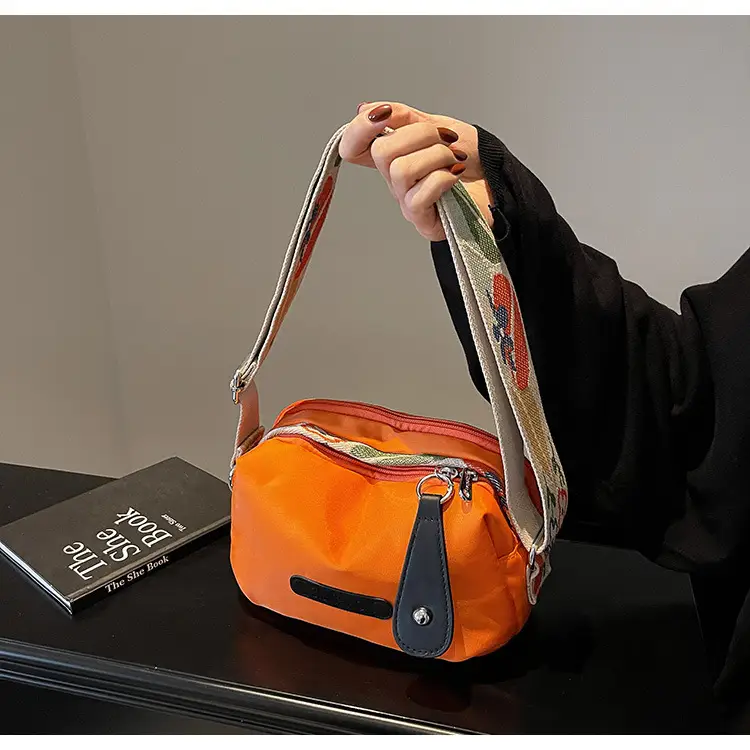 Orange Crossbody Bag for Women Large Capacity Commuting — feature 33