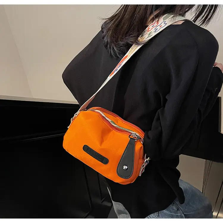 Orange Crossbody Bag for Women Large Capacity Commuting — feature 34
