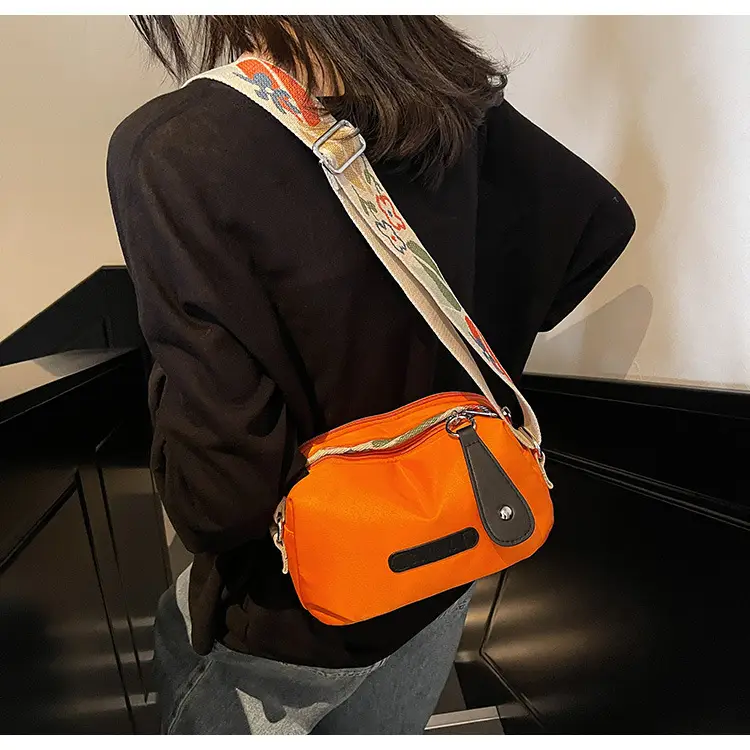 Orange Crossbody Bag for Women Large Capacity Commuting — feature 35