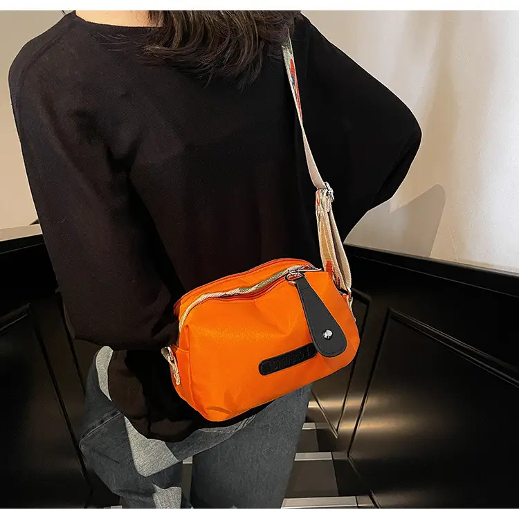 Orange Crossbody Bag for Women Large Capacity Commuting — feature 37