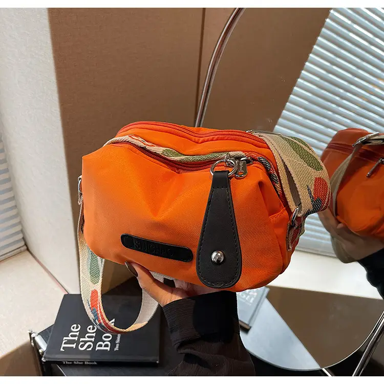Orange Crossbody Bag for Women Large Capacity Commuting — feature 39