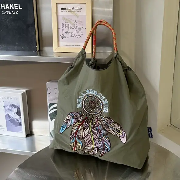 New Casual Embroidered Eco-Friendly Bags for Women - Image 11