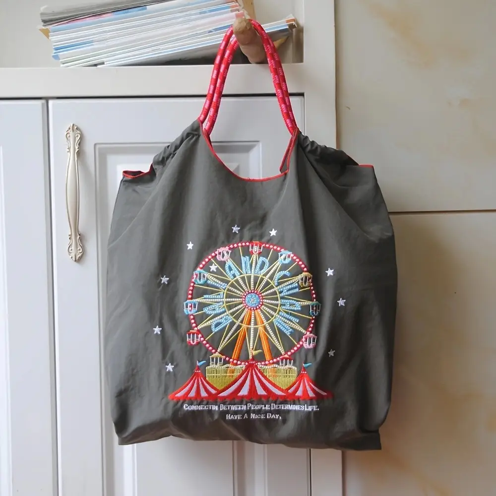 New Casual Embroidered Eco-Friendly Bags for Women - Image 4
