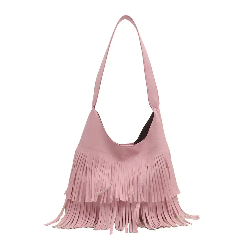 Black Tassel Crossbody Bag for Women 2025 - Image 9