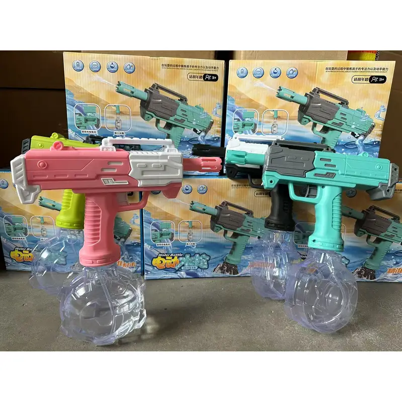 Electric Rechargeable Water Gun Large Capacity Electric Beach Swimming Pool Boys Summer Water Play Toys Water Gun Wholesale