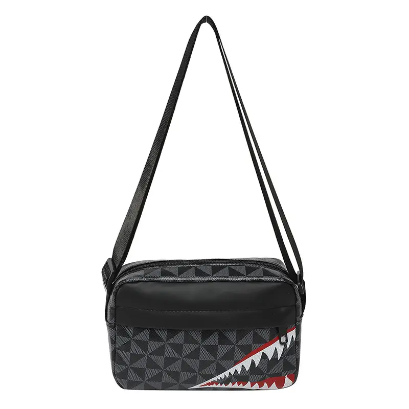 Trending Crossbody Bag with Shark Design, Waterproof, Lightweight, Large Capacity