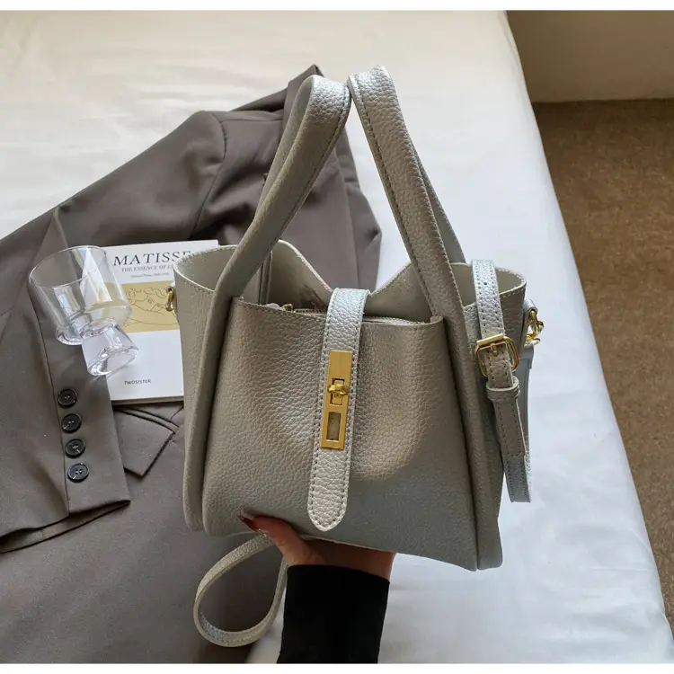 Textured Crossbody Bag for Women Black — feature 20
