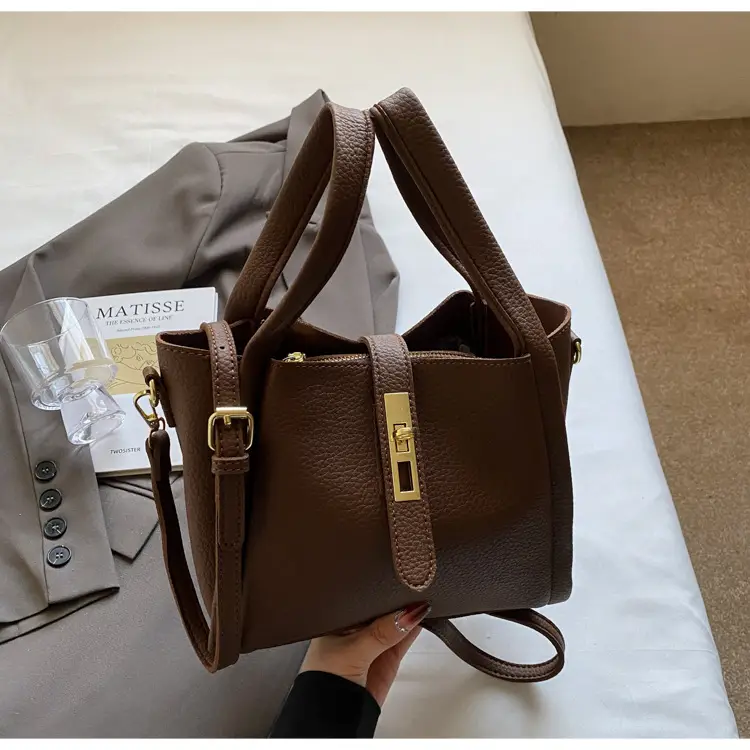 Textured Crossbody Bag for Women Black — feature 21