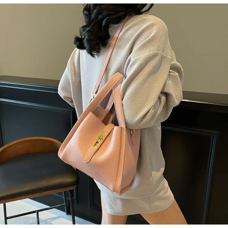 Textured Crossbody Bag for Women Black — feature 36