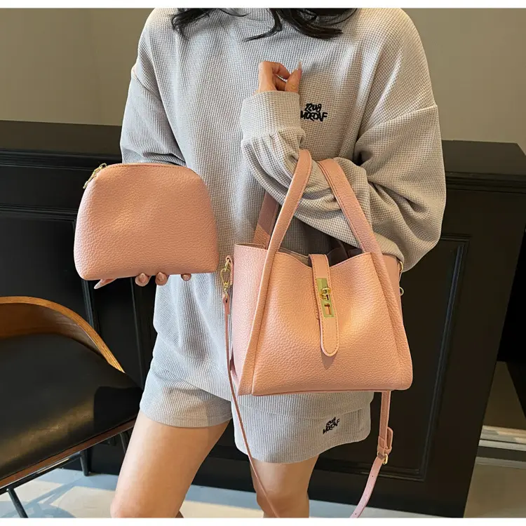 Textured Crossbody Bag for Women Black — feature 37