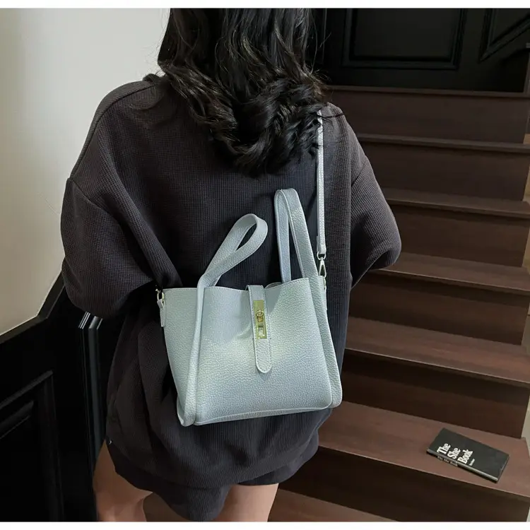 Textured Crossbody Bag for Women Black — feature 47