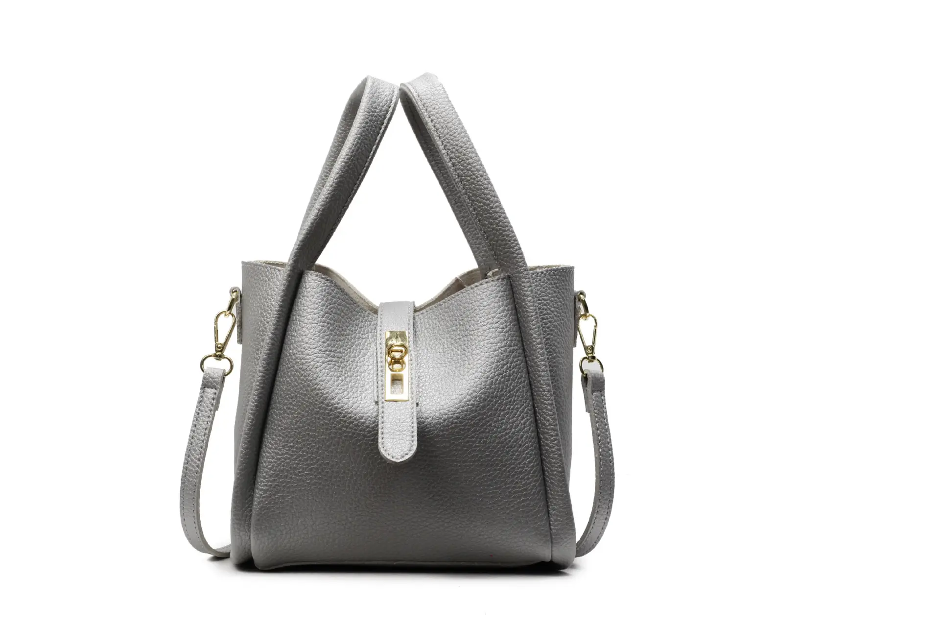 Textured Crossbody Bag for Women Black