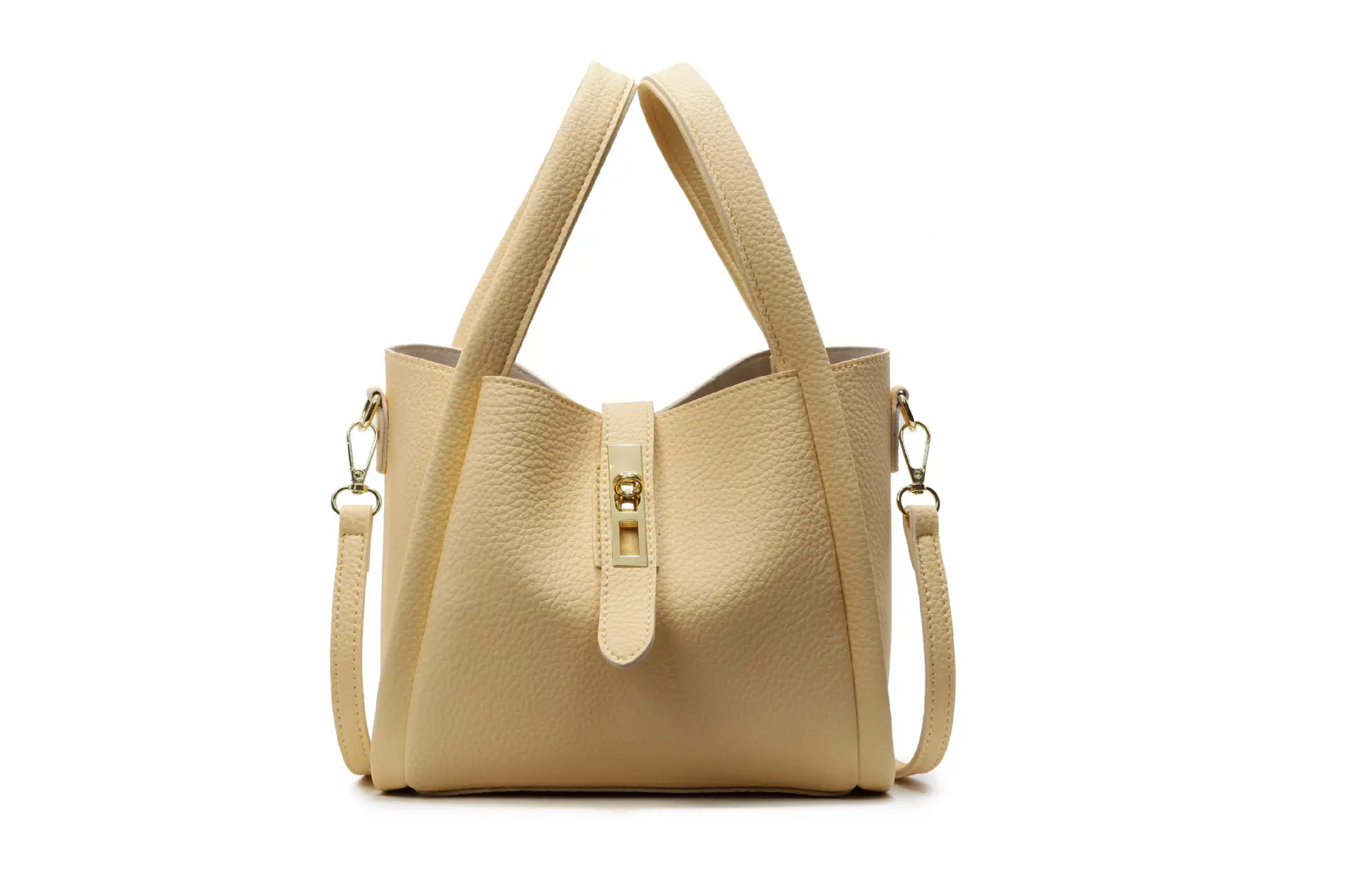 Textured Crossbody Bag for Women Black
