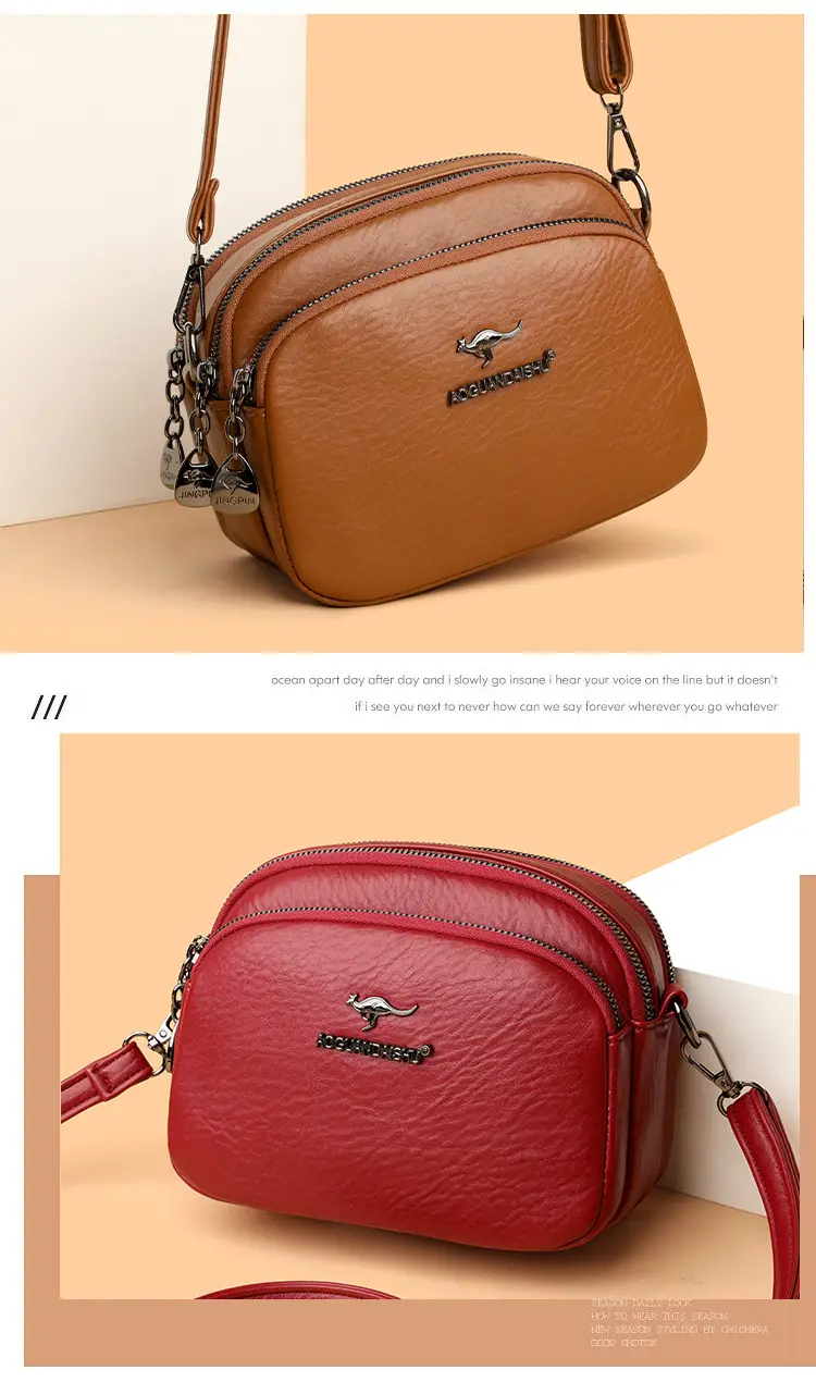 Black Crossbody Bag for Women with Long Strap — feature 13