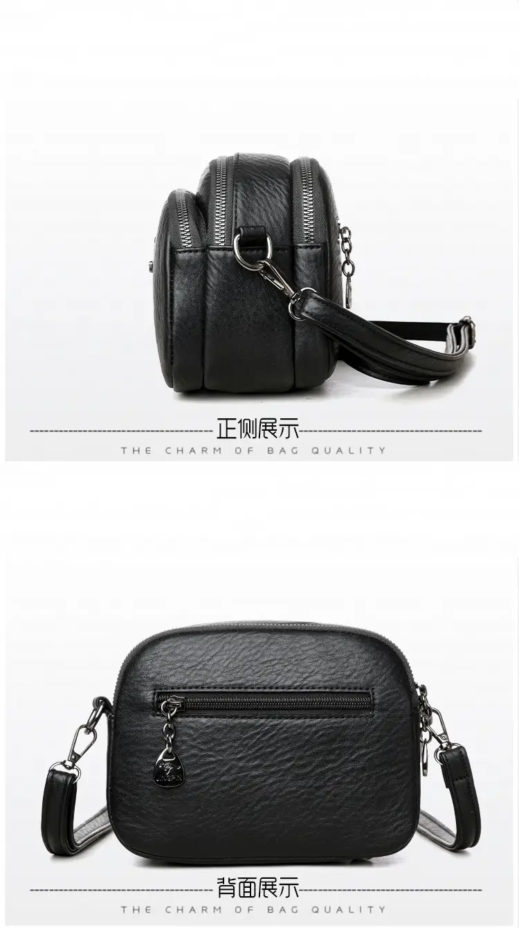Black Crossbody Bag for Women with Long Strap — feature 21