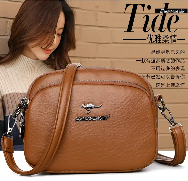 Black Crossbody Bag for Women with Long Strap — feature 5