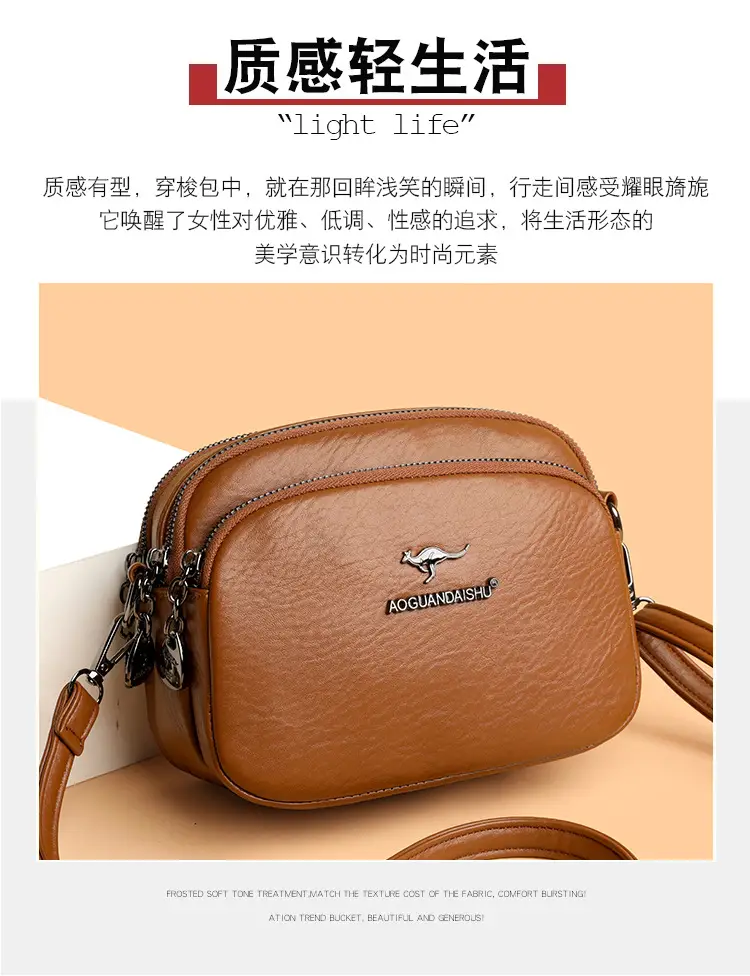 Black Crossbody Bag for Women with Long Strap — feature 8