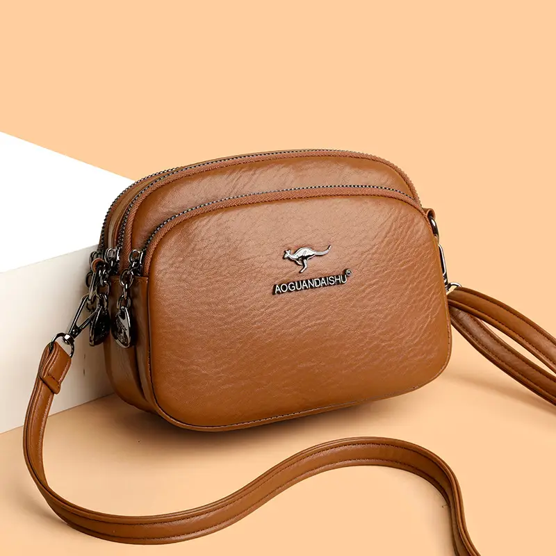 Black Crossbody Bag for Women with Long Strap - Image 3