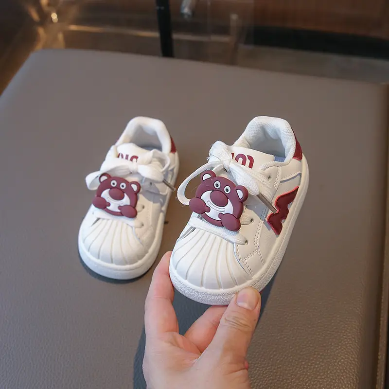 2025 Spring New Baby Shoes Shell Toe White Shoes Boys Toddler Shoes Girls Casual Shoes - Image 5