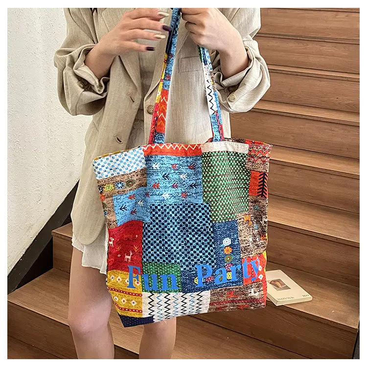 Women's Printed Tote Bag Large Capacity Multi Color — feature 10