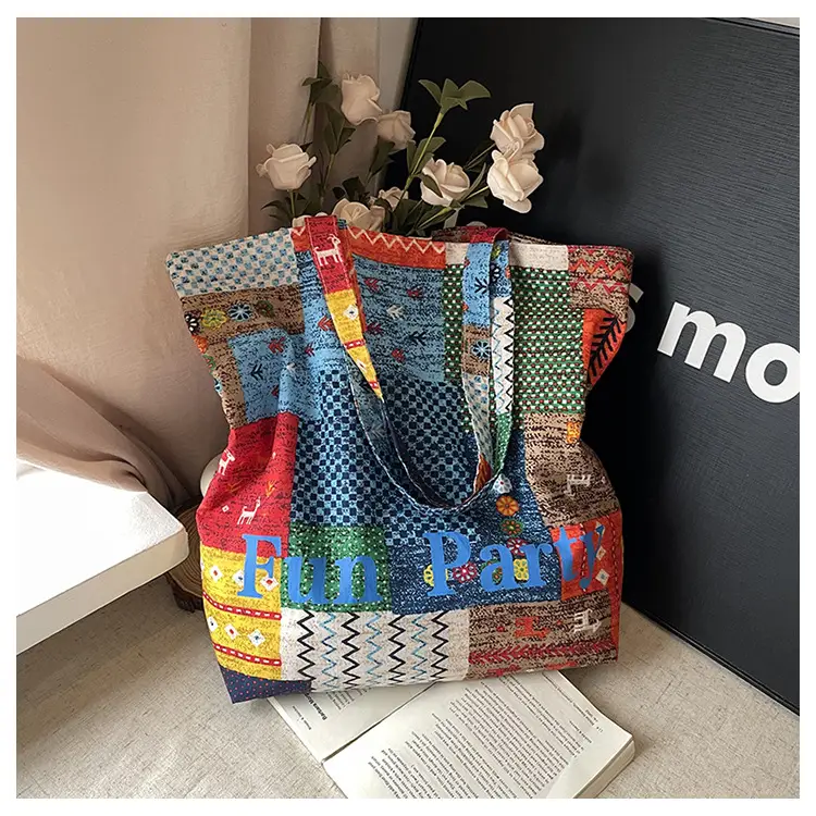 Women's Printed Tote Bag Large Capacity Multi Color — feature 20