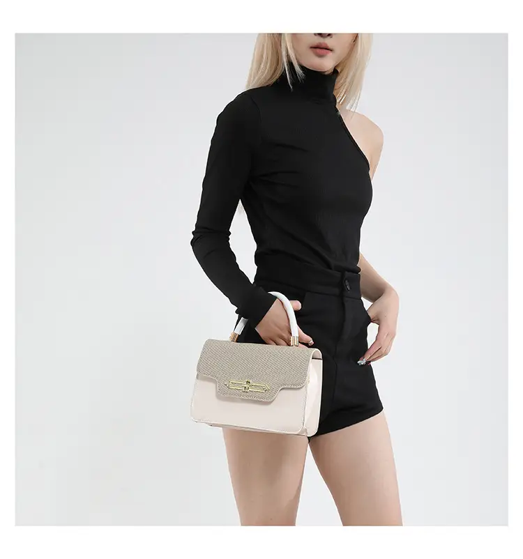 Light Blue Lock Buckle Crossbody Bag for Women — feature 15