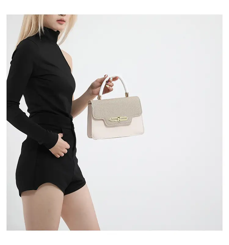 Light Blue Lock Buckle Crossbody Bag for Women — feature 16