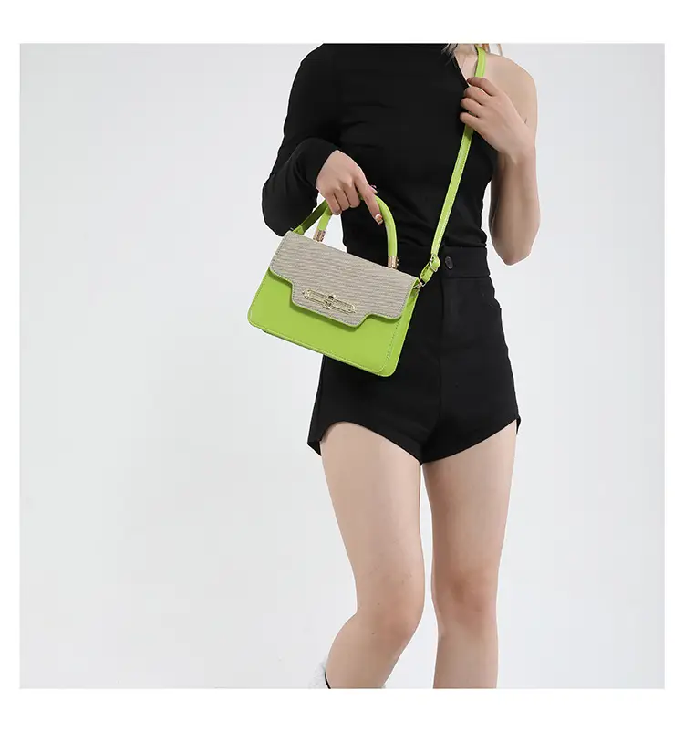 Light Blue Lock Buckle Crossbody Bag for Women — feature 19