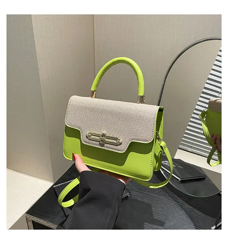 Light Blue Lock Buckle Crossbody Bag for Women — feature 26
