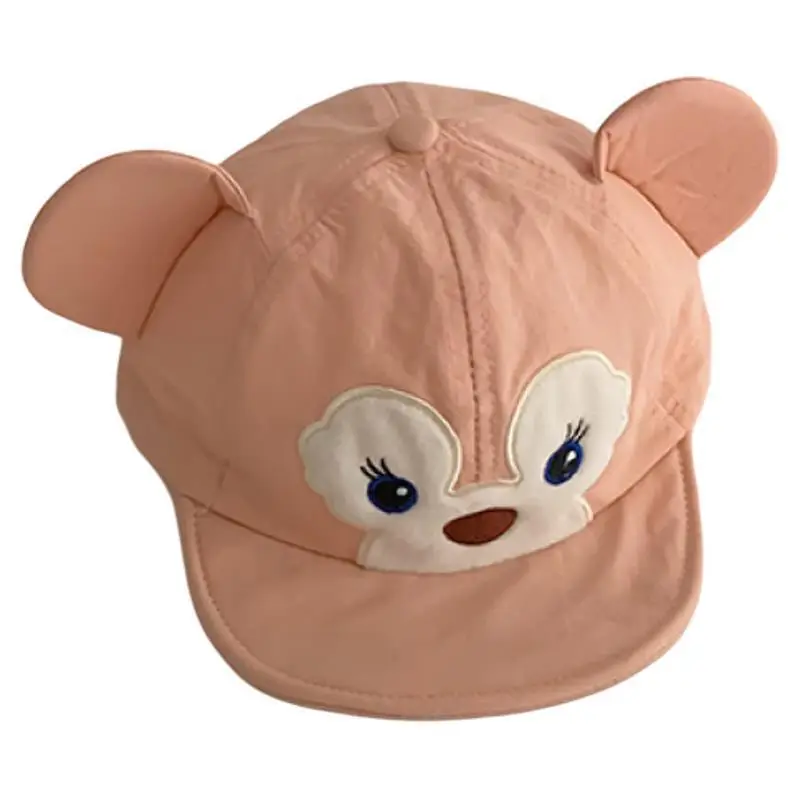Baby Sun Hat Peaked Cap Soft Cotton Pink