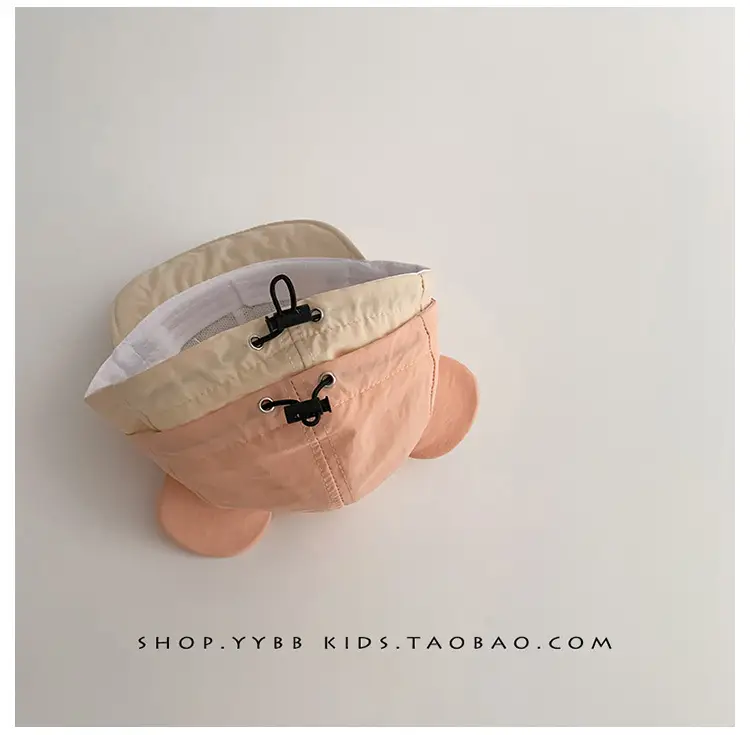 Baby Sun Hat Peaked Cap Soft Cotton Pink — feature 9