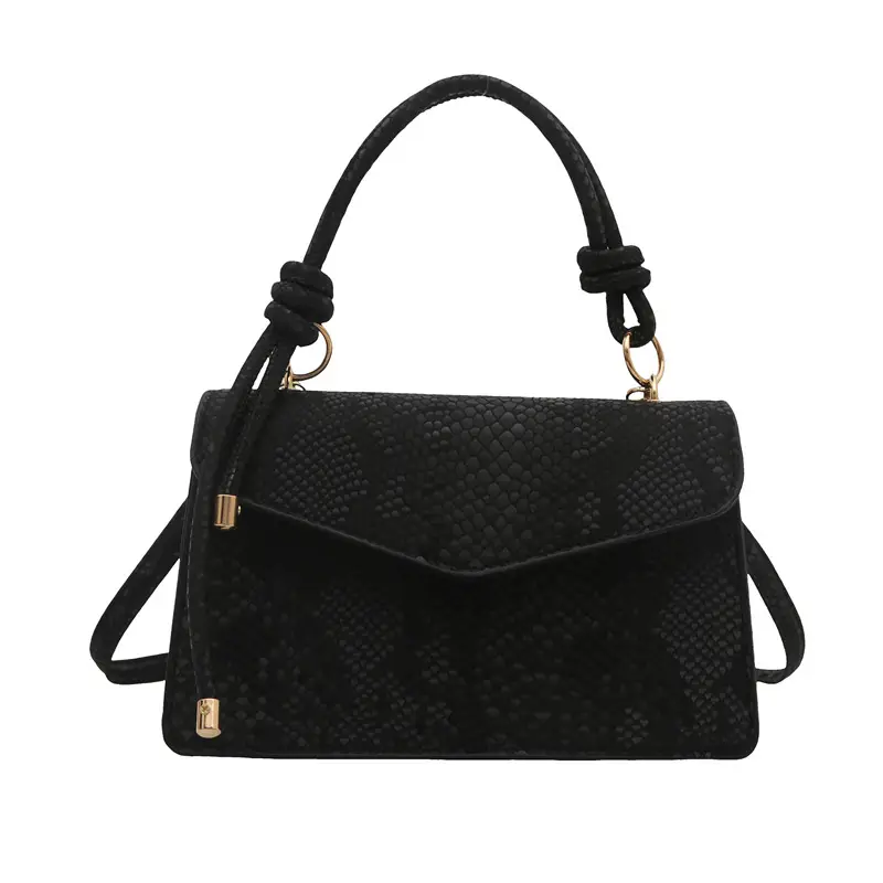 Pink Snake Pattern Crossbody Bag for Women - Image 9