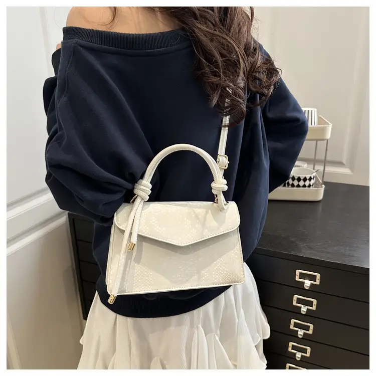 Pink Snake Pattern Crossbody Bag for Women — feature 11