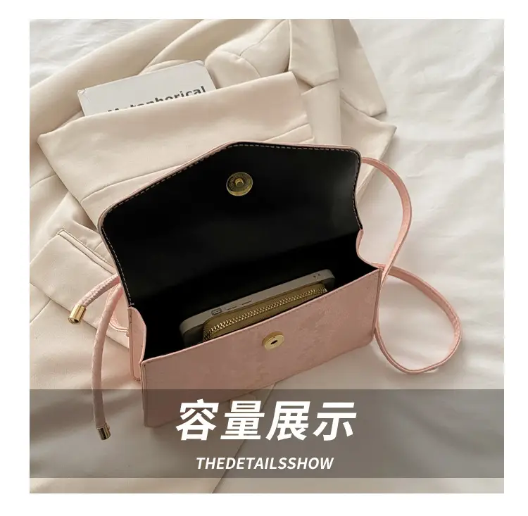 Pink Snake Pattern Crossbody Bag for Women — feature 7