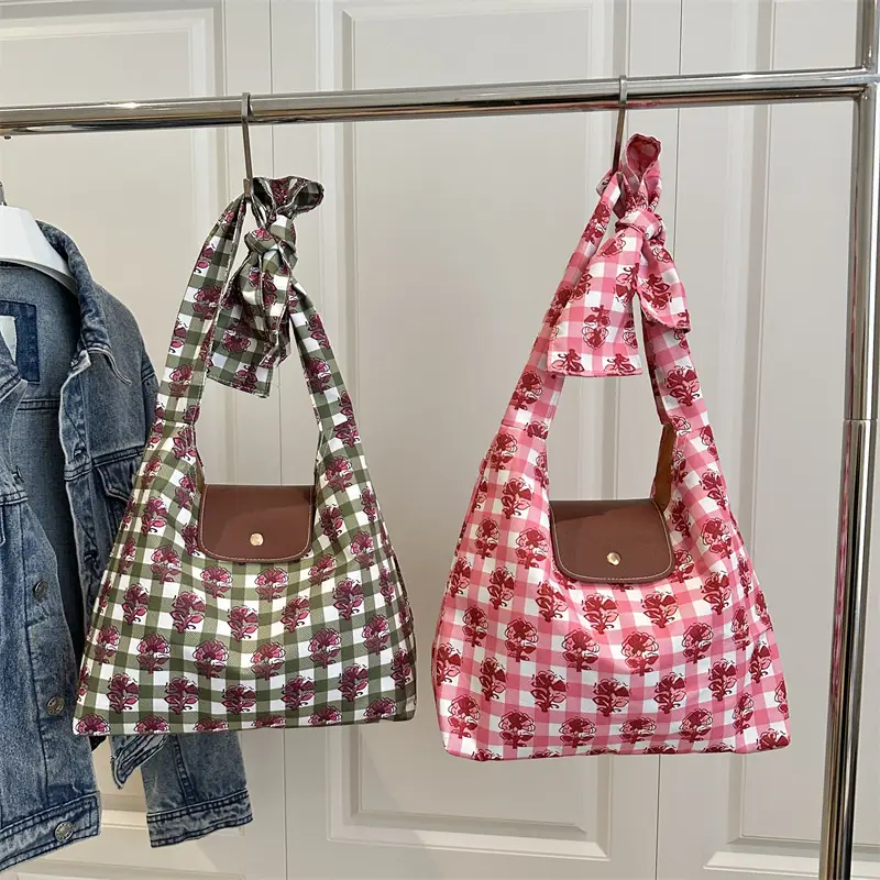 Mori Canvas Bag Women Pink Floral 2025 - Image 4