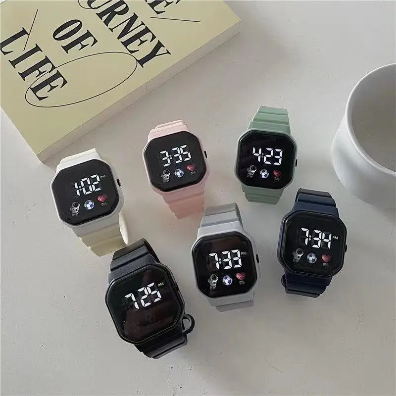 Waterproof LED Digital Watch for Men Women Student Party — feature 1