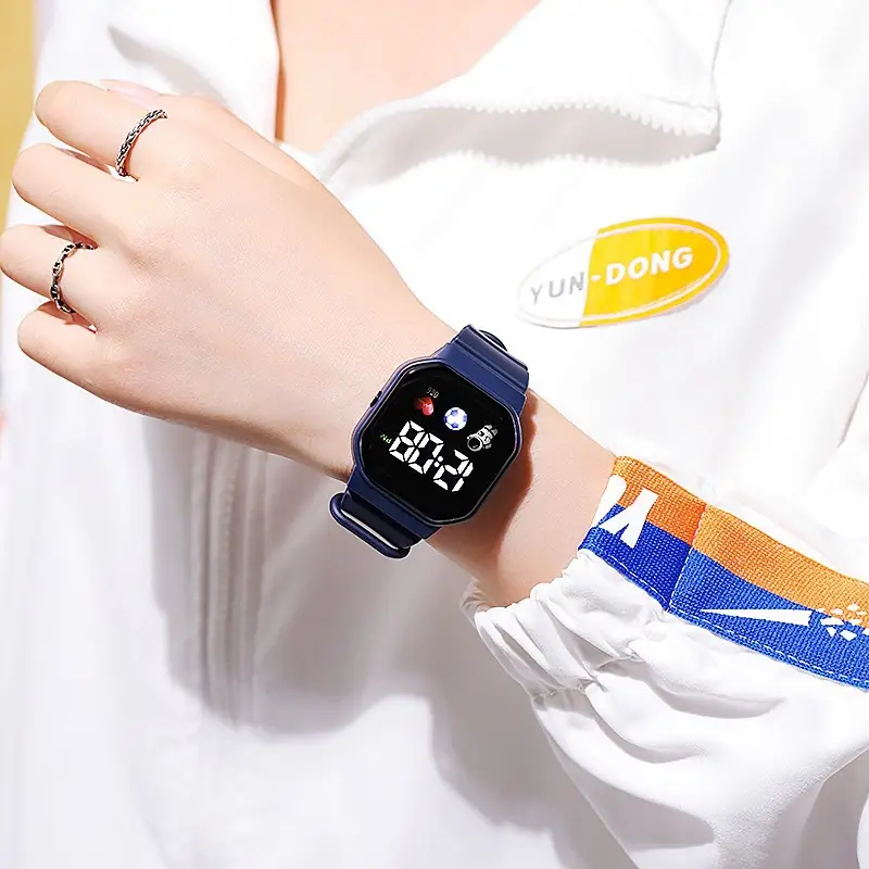 Waterproof LED Digital Watch for Men Women Student Party — feature 3