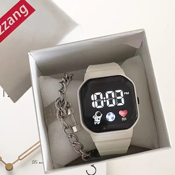 Waterproof LED Digital Watch for Men Women Student Party - Image 2