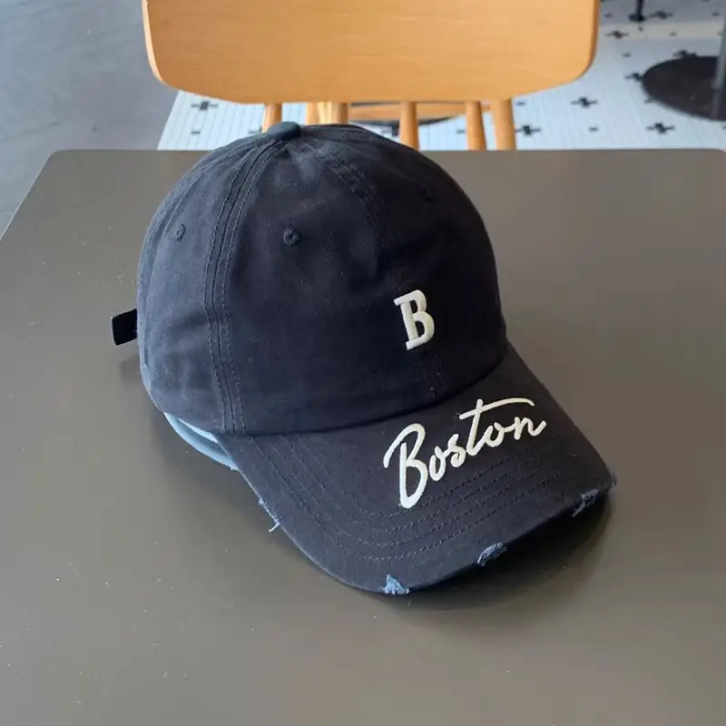 Women Boston Letter Peaked Cap Small Ins Style — feature 11