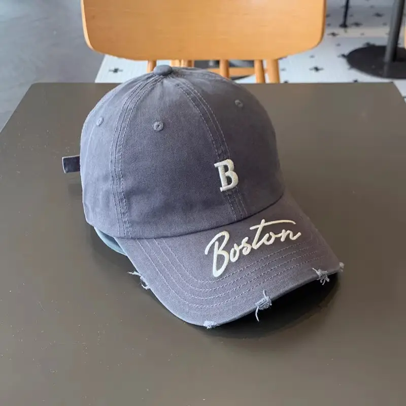 Women Boston Letter Peaked Cap Small Ins Style — feature 12