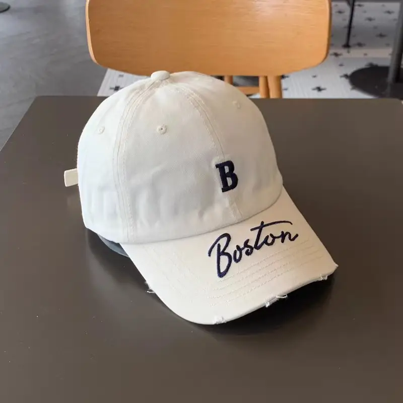 Women Boston Letter Peaked Cap Small Ins Style — feature 13