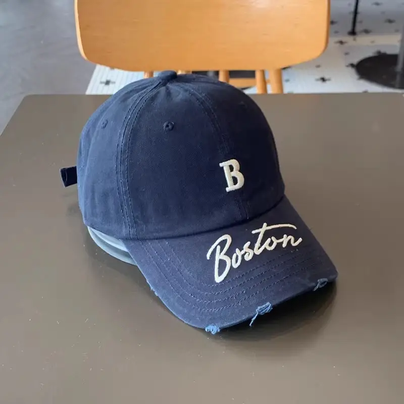 Women Boston Letter Peaked Cap Small Ins Style — feature 16