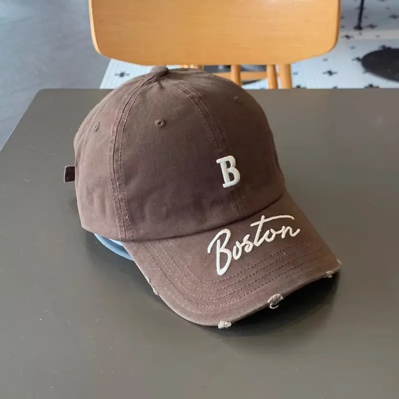 Women Boston Letter Peaked Cap Small Ins Style — feature 17