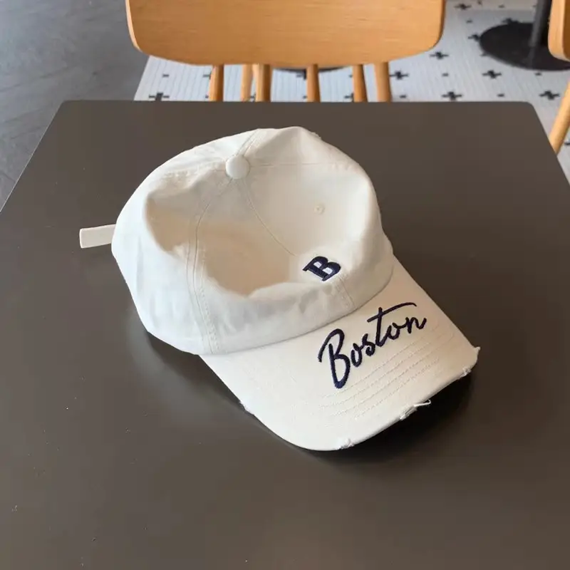 Women Boston Letter Peaked Cap Small Ins Style — feature 8