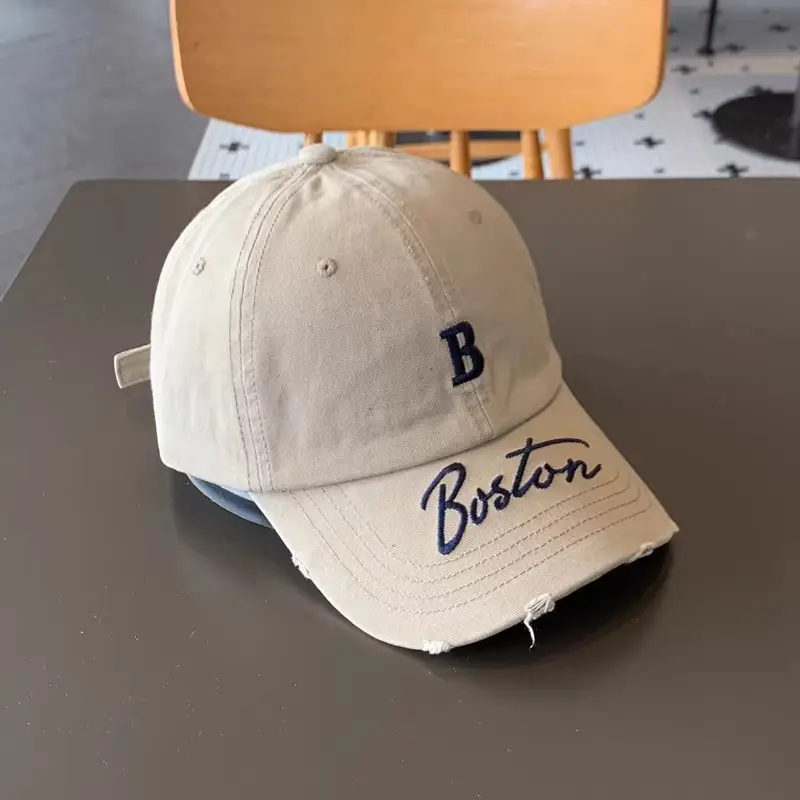 Women Boston Letter Peaked Cap Small Ins Style - Image 4