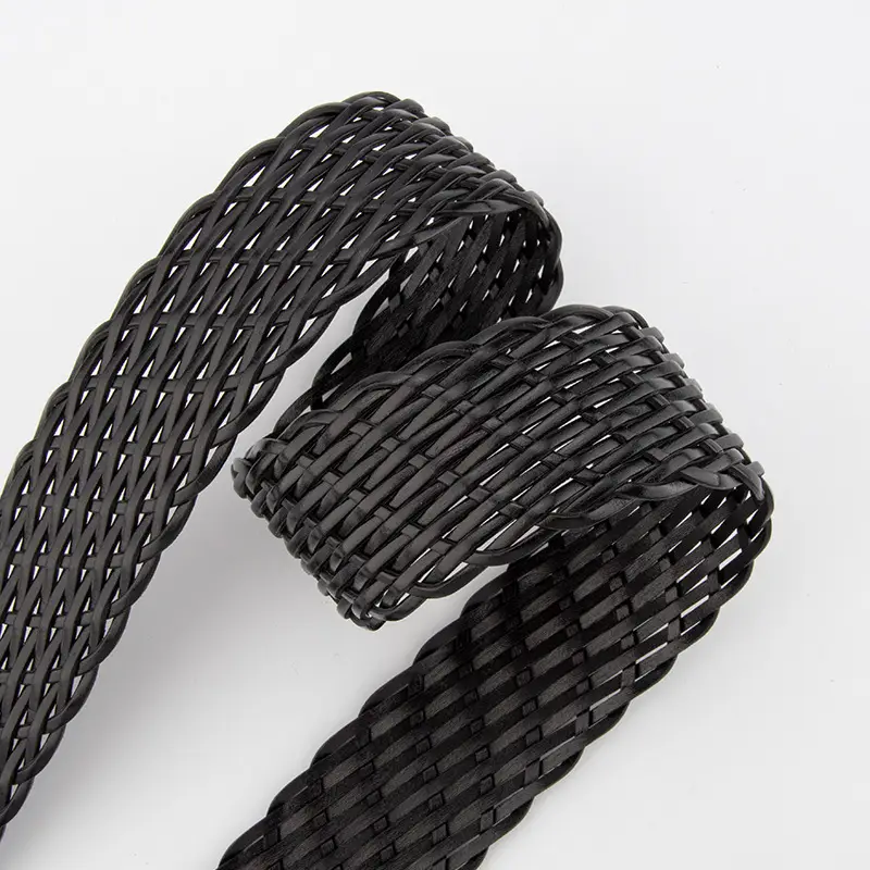 Women Cross-Brown Braided Belt for Women - Image 10