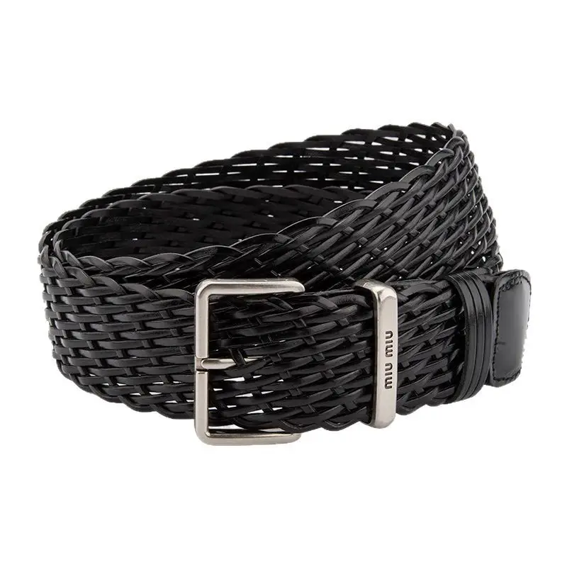 Women Cross-Brown Braided Belt for Women - Image 11