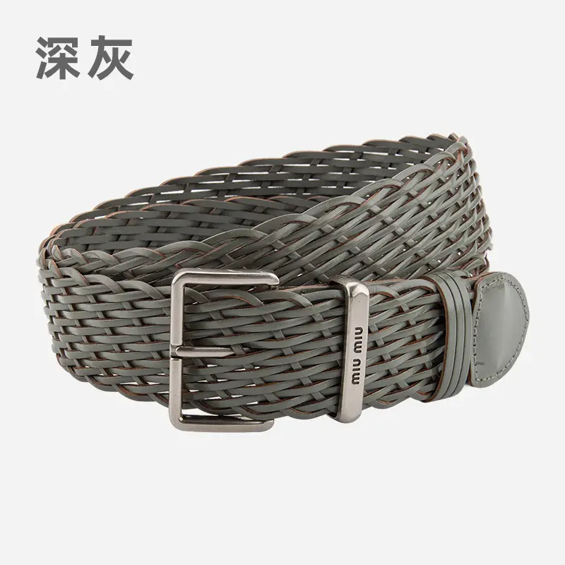 Women Cross-Brown Braided Belt for Women - Image 4