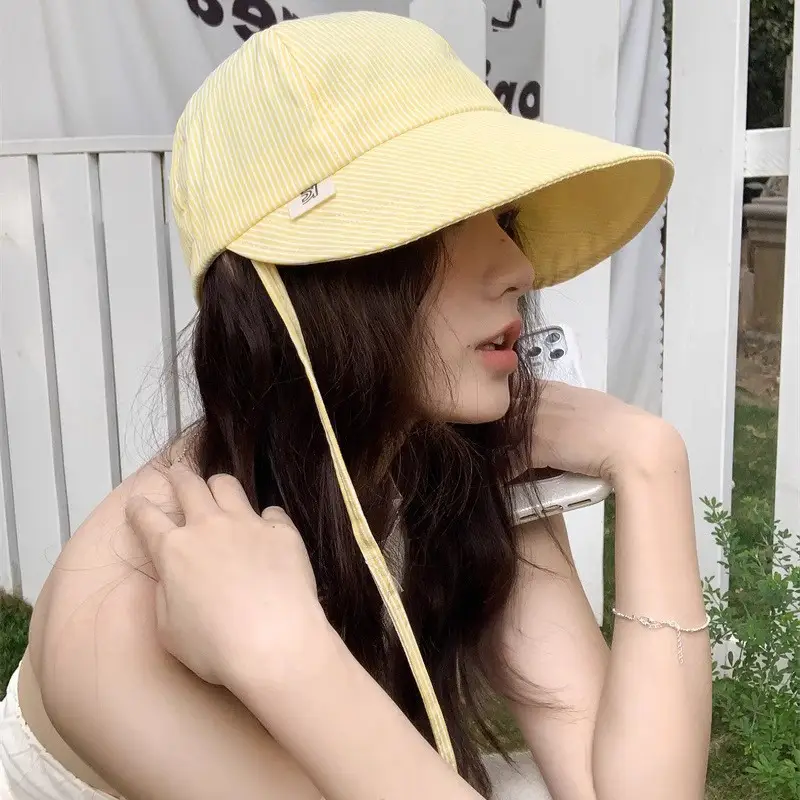 Pink Fisherman Hat for Women Sunscreen Hat