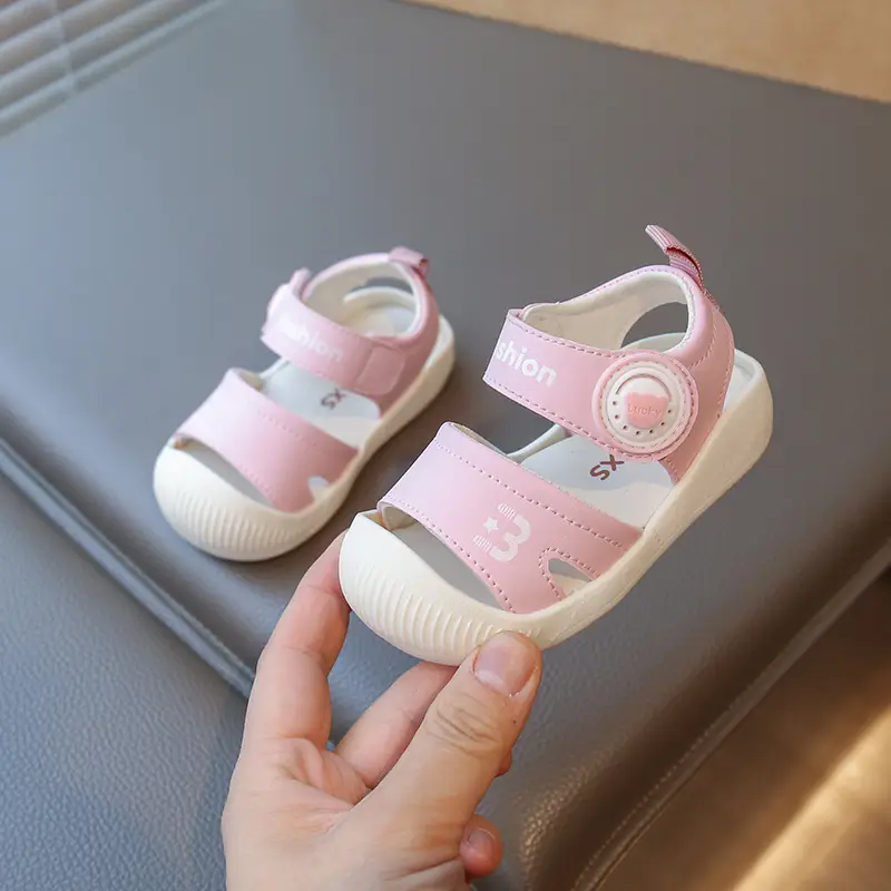 Baby Sandals for Girls 0-2 Years Non-Slip Soft Bottom